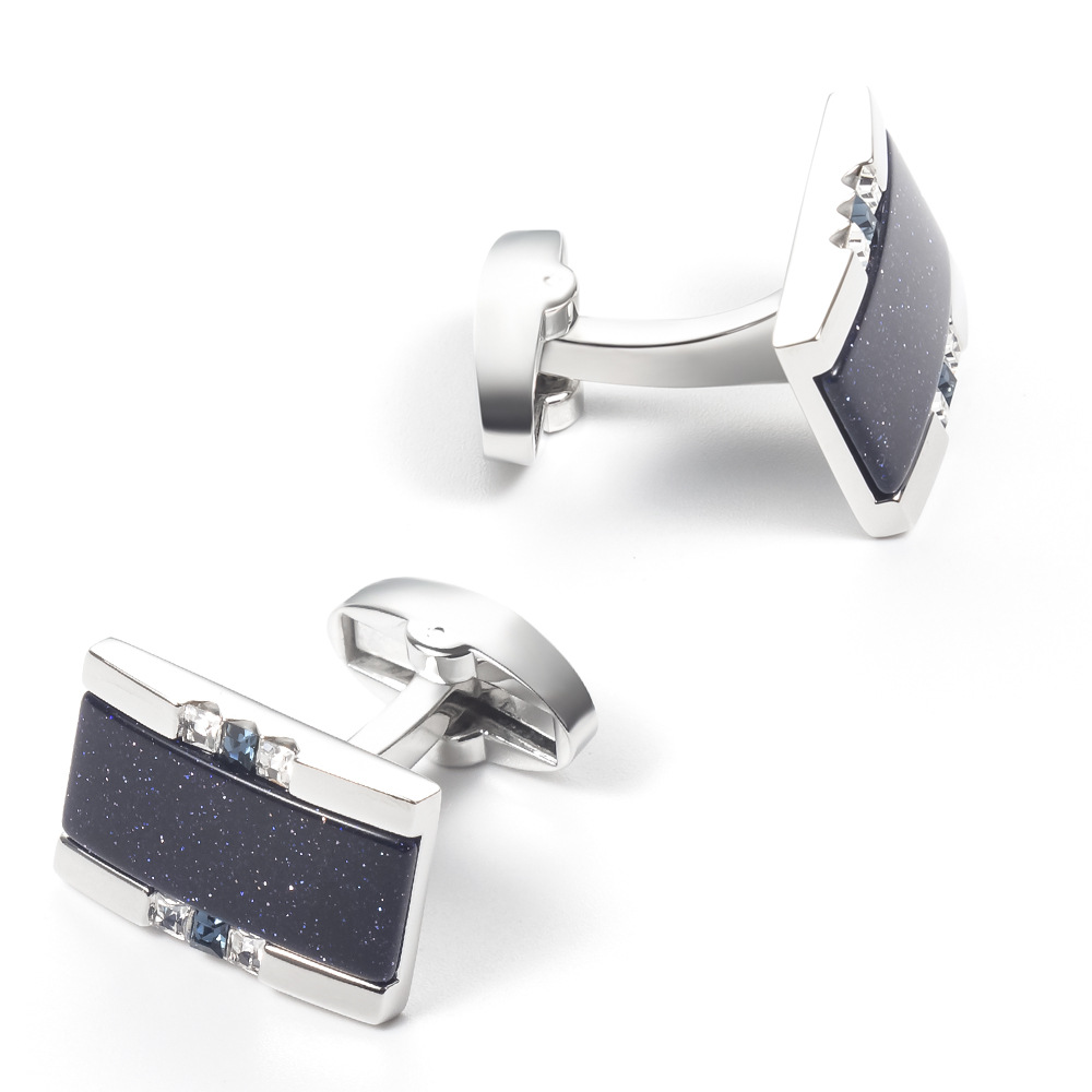 Aventurine Starstone Cufflinks Metal Cufflinks