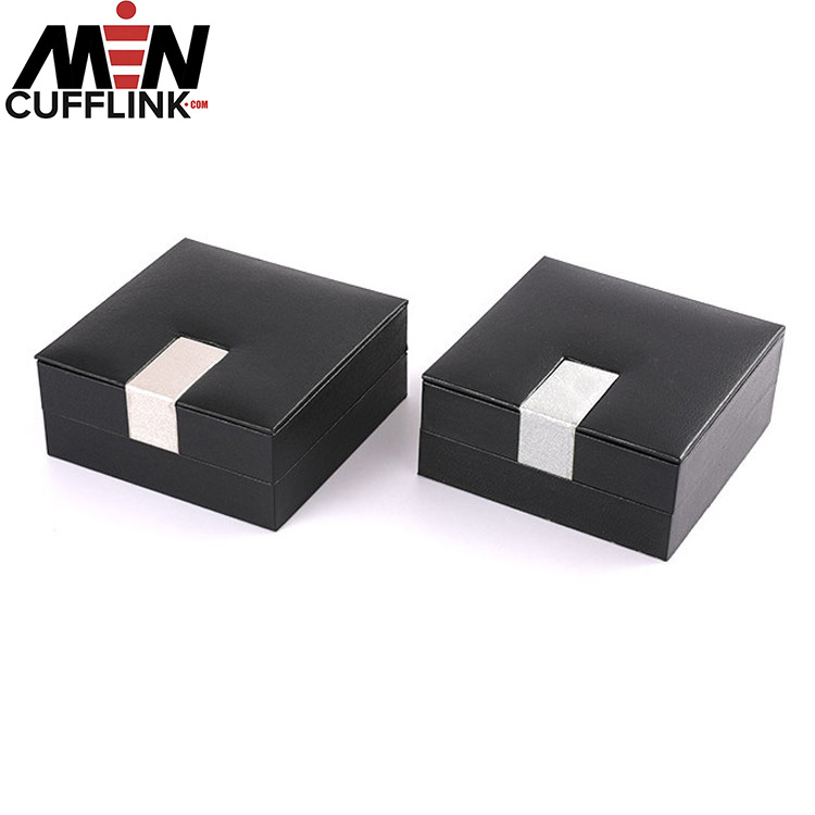 Black Cufflinks Box wholesale custom Cufflinks Box