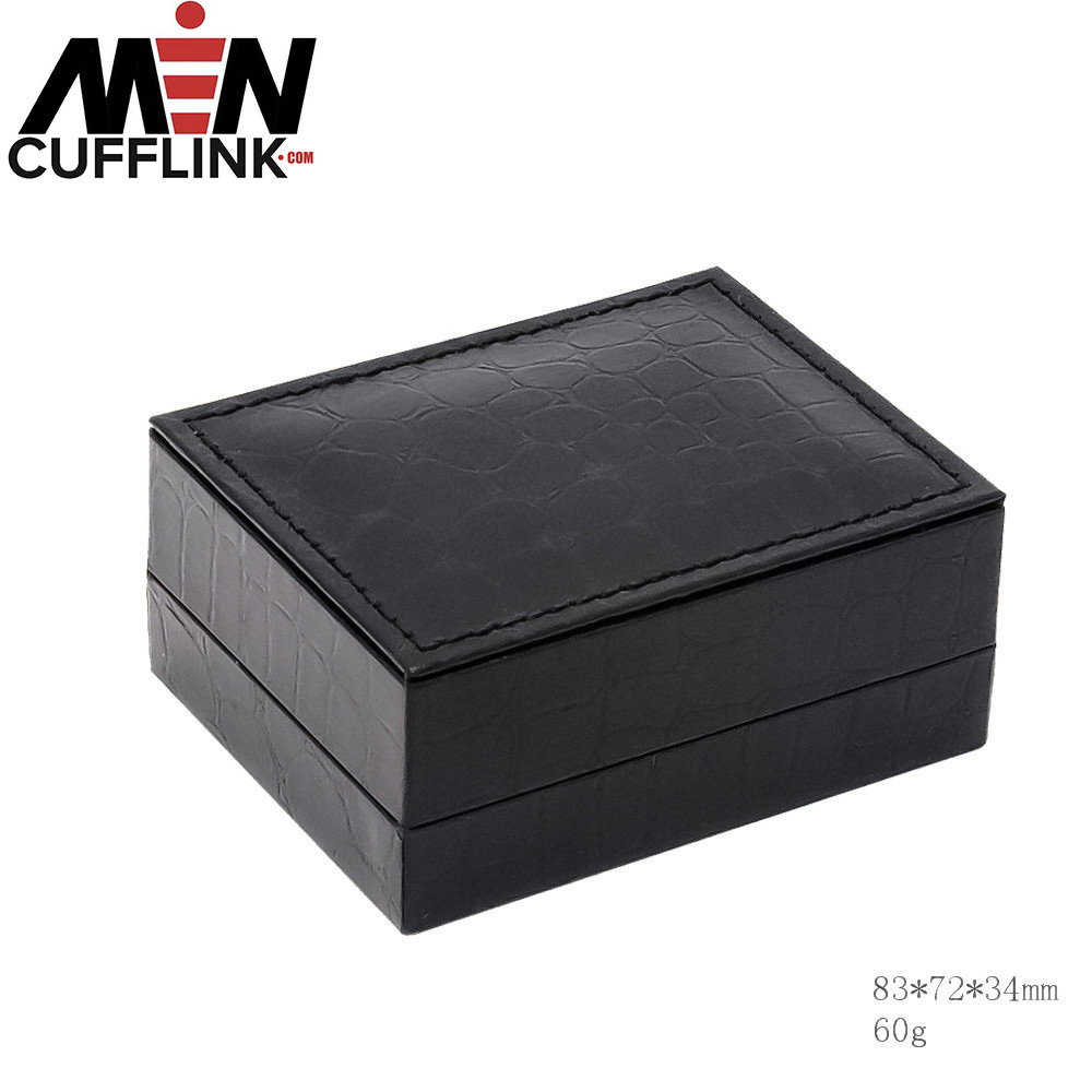 Black cufflinks box custom cufflinks box wholesale