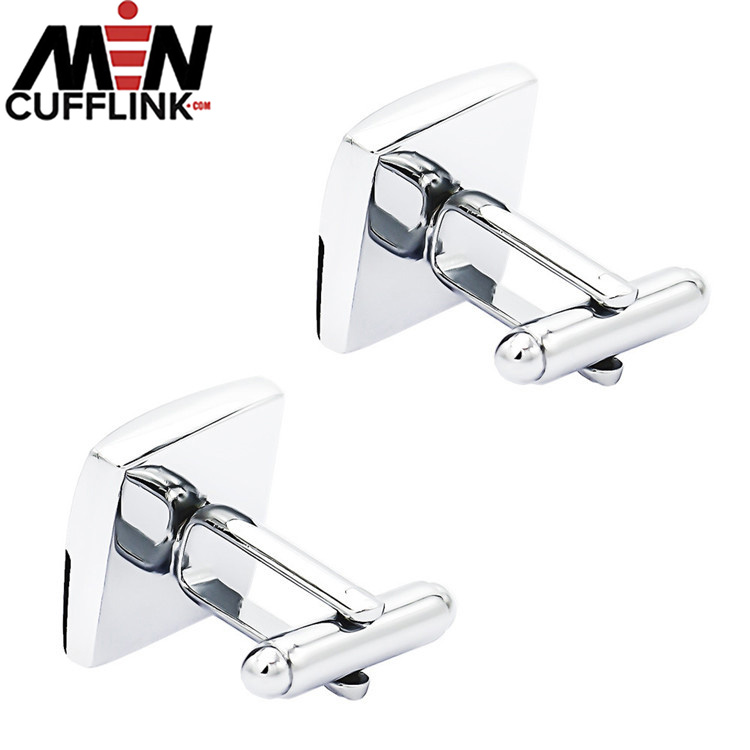 Black enamel cufflinks classic cufflinks factory