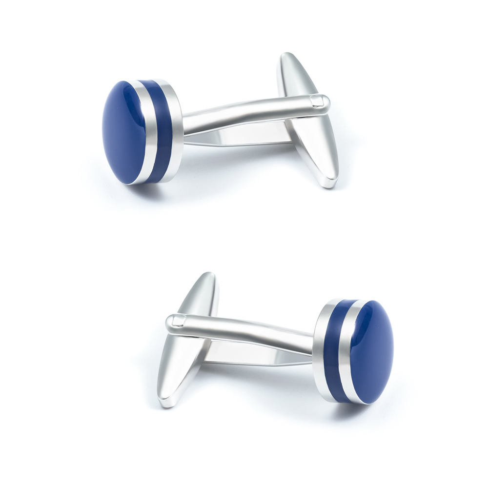 Blue Enamel Copper Cufflinks wholesale