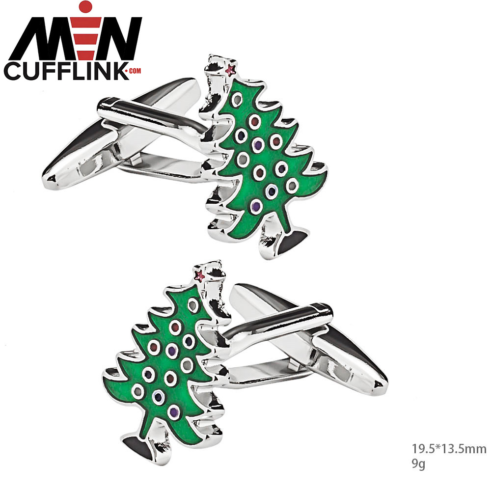 Christmas Tree Cufflinks Festival cufflinks