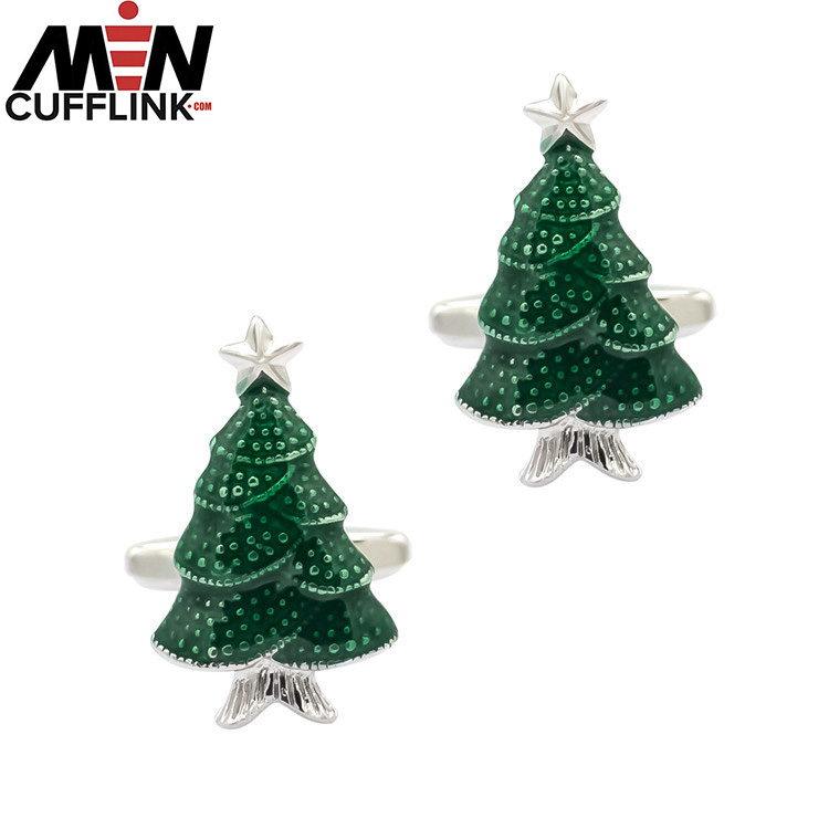 Christmas Tree Cufflinks Festival cufflinks wholesale