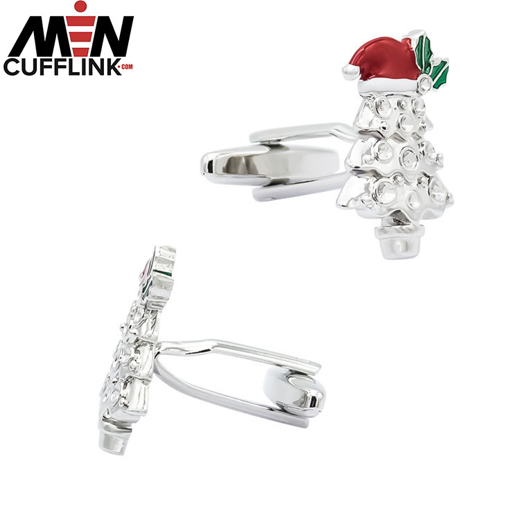 Christmas Tree Cufflinks  diamond cufflinks Festival cufflinks