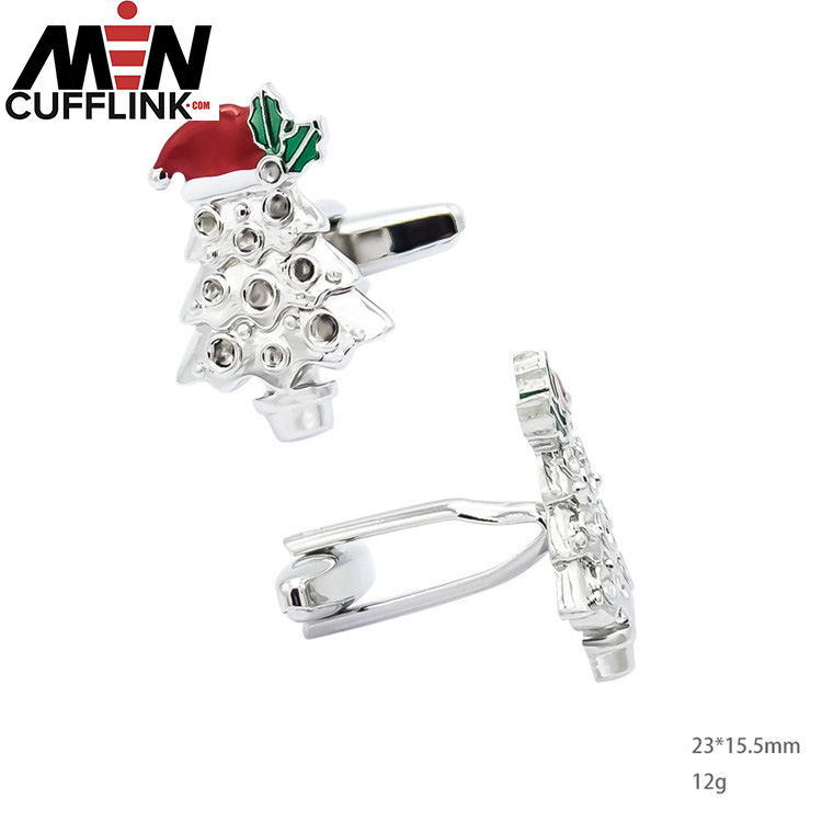 Christmas Tree Cufflinks  diamond cufflinks Festival cufflinks