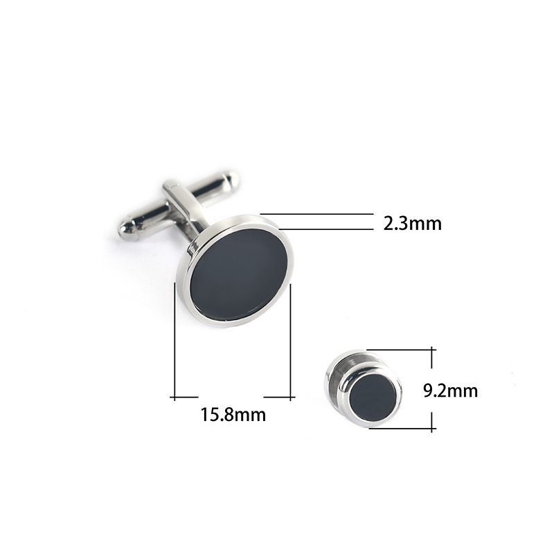 Classic Metal cufflinks metal cufflinks set wholesale