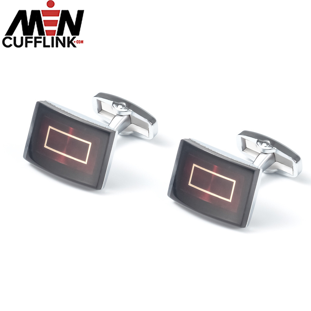 Classic men cufflink enamel cufflink wholesale