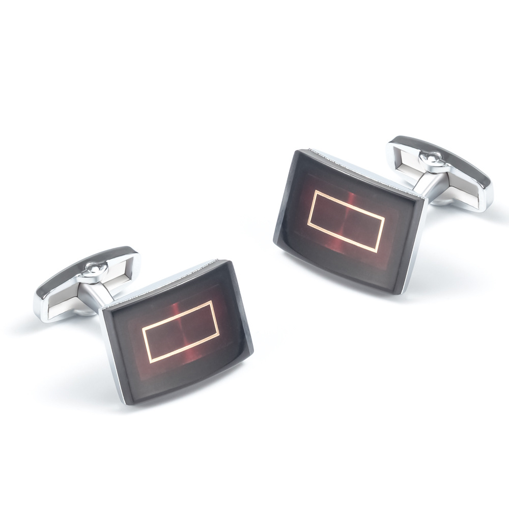 Classic men cufflink enamel cufflink wholesale