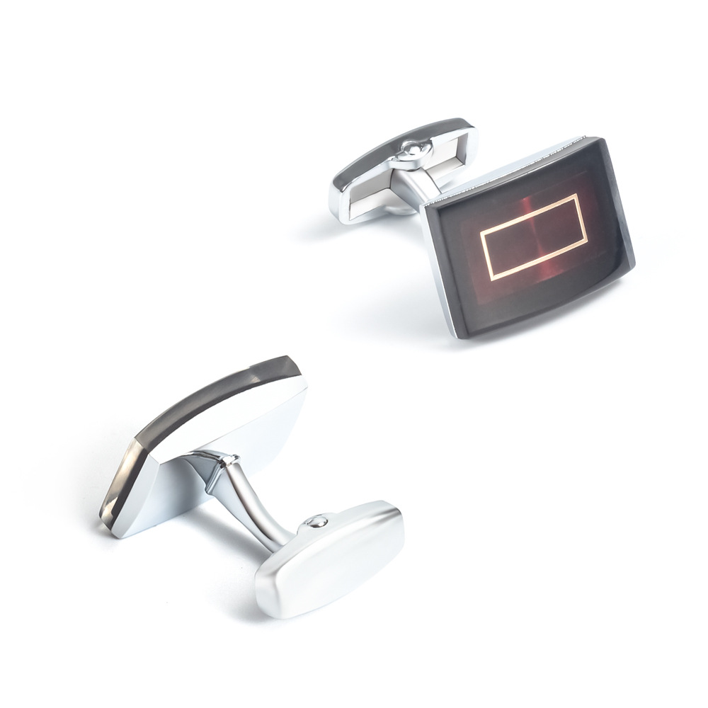 Classic men cufflink enamel cufflink wholesale