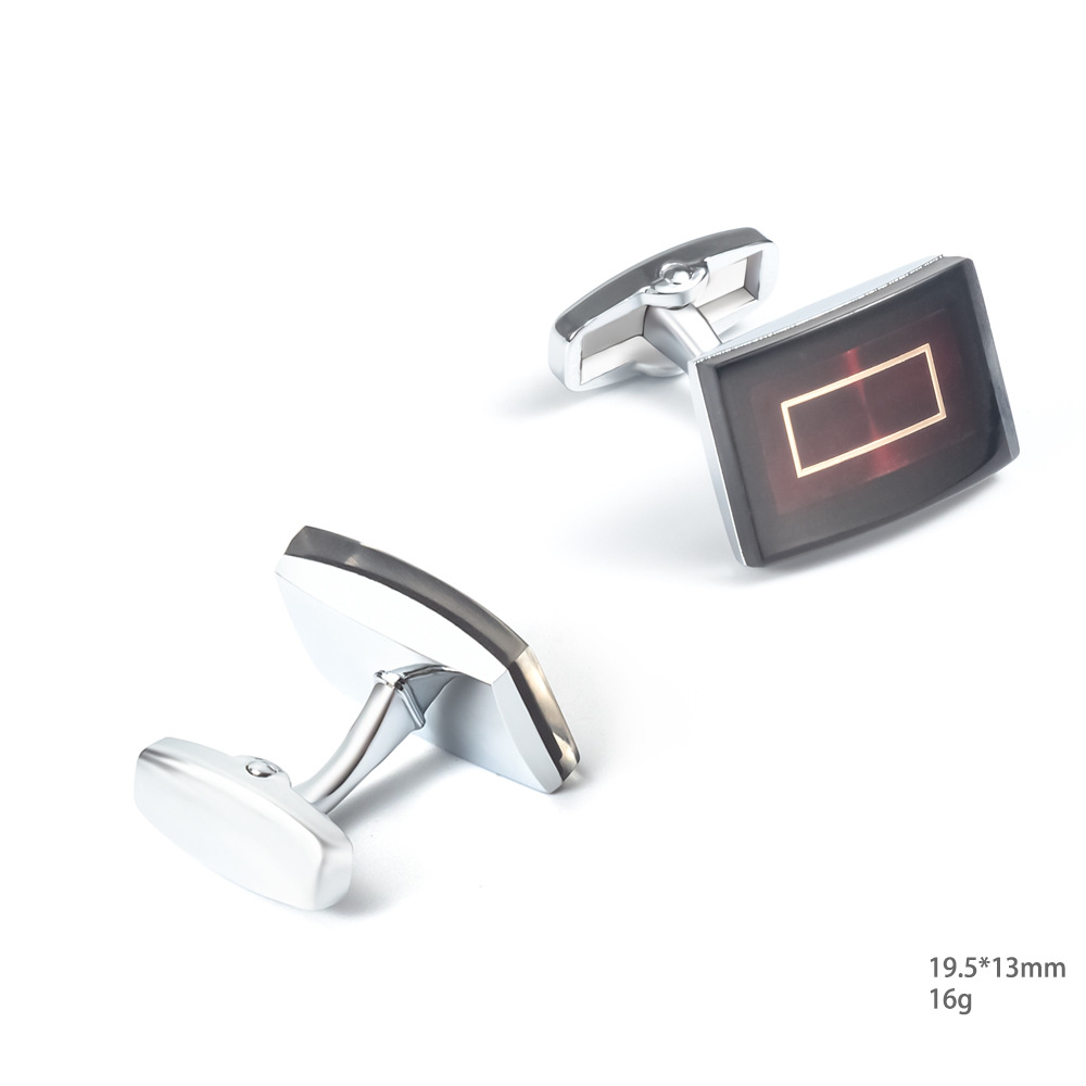 Classic men cufflink enamel cufflink wholesale