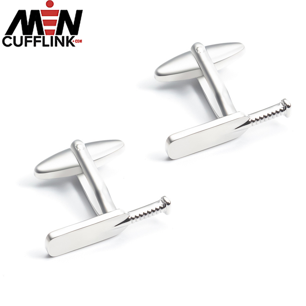 Electroplated lacquered red spherical metal cufflinks wholesale