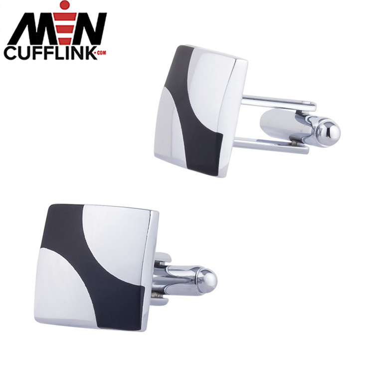 Enamel and lacquered cufflinks