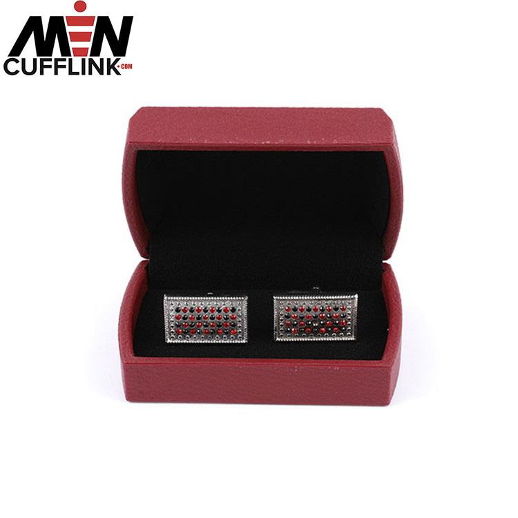 Flip Cover Cufflinks Box Ornament Cufflinks Box