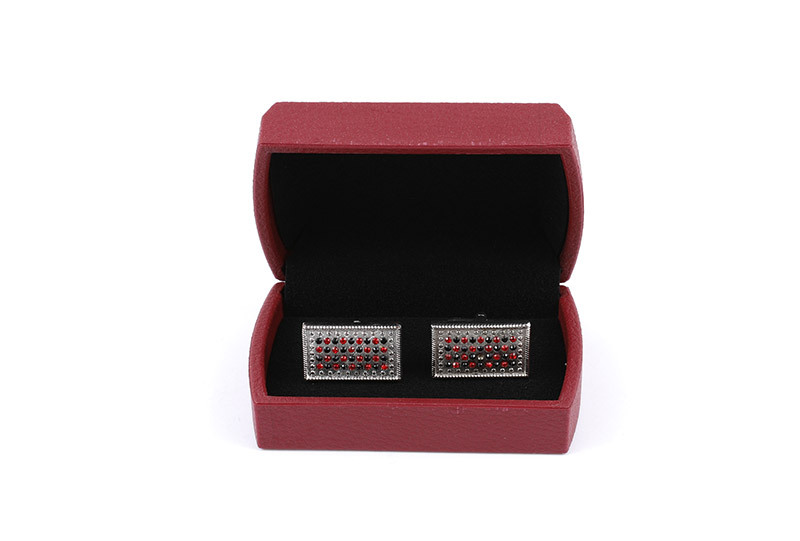 Flip Cover Cufflinks Box Ornament Cufflinks Box