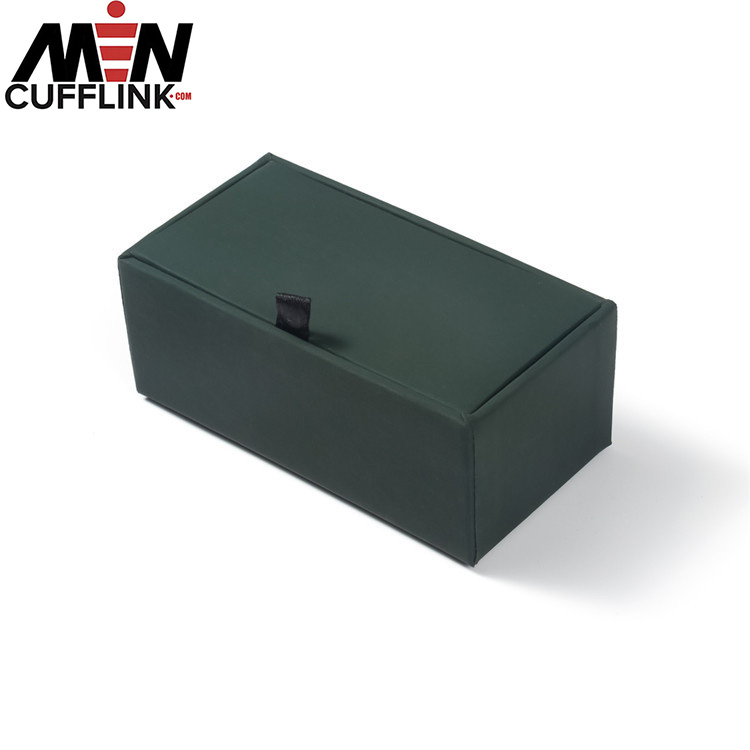 Green Cufflinks box wholesale cheap Cufflinks box supplier