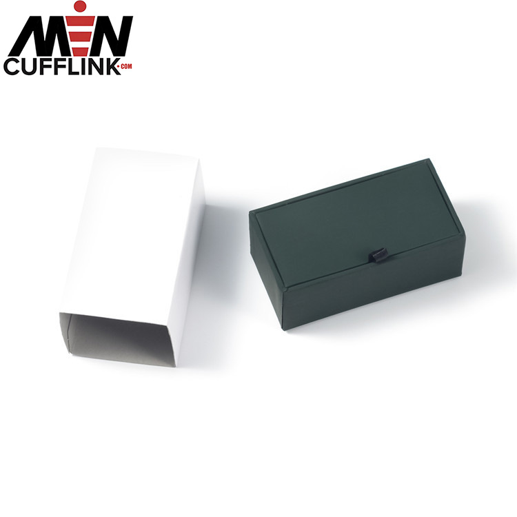 Green Cufflinks box wholesale cheap Cufflinks box supplier