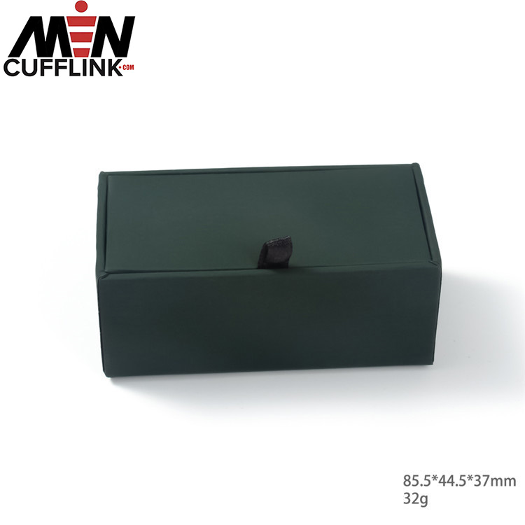 Green Cufflinks box wholesale cheap Cufflinks box supplier