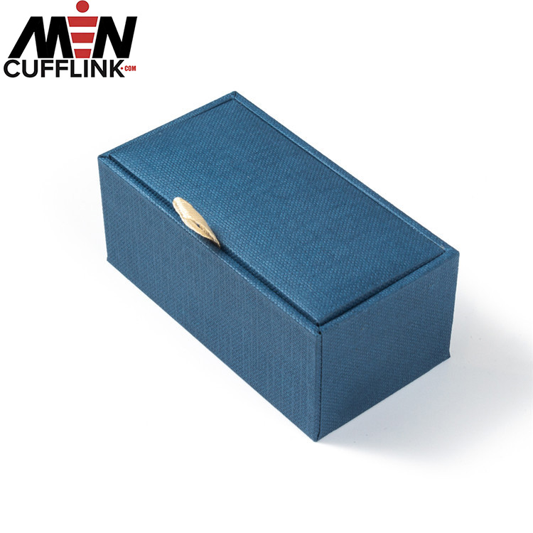 High quality blue Cufflinks box wholesale cheap Cufflinks box wholesale