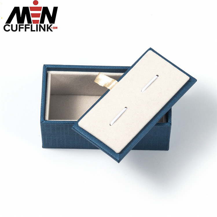 High quality blue Cufflinks box wholesale cheap Cufflinks box wholesale