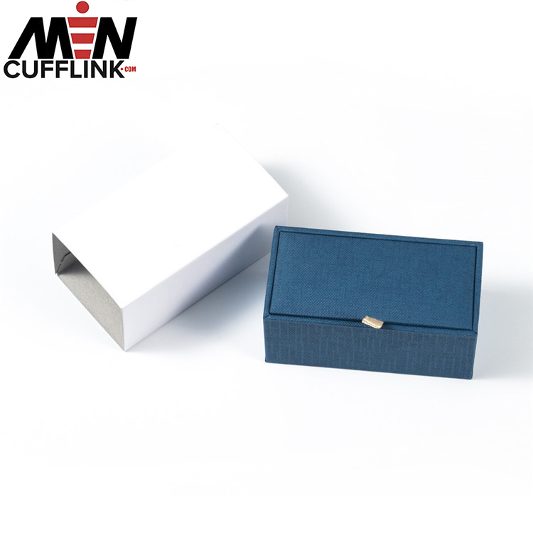 High quality blue Cufflinks box wholesale cheap Cufflinks box wholesale