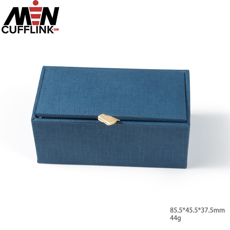 High quality blue Cufflinks box wholesale cheap Cufflinks box wholesale