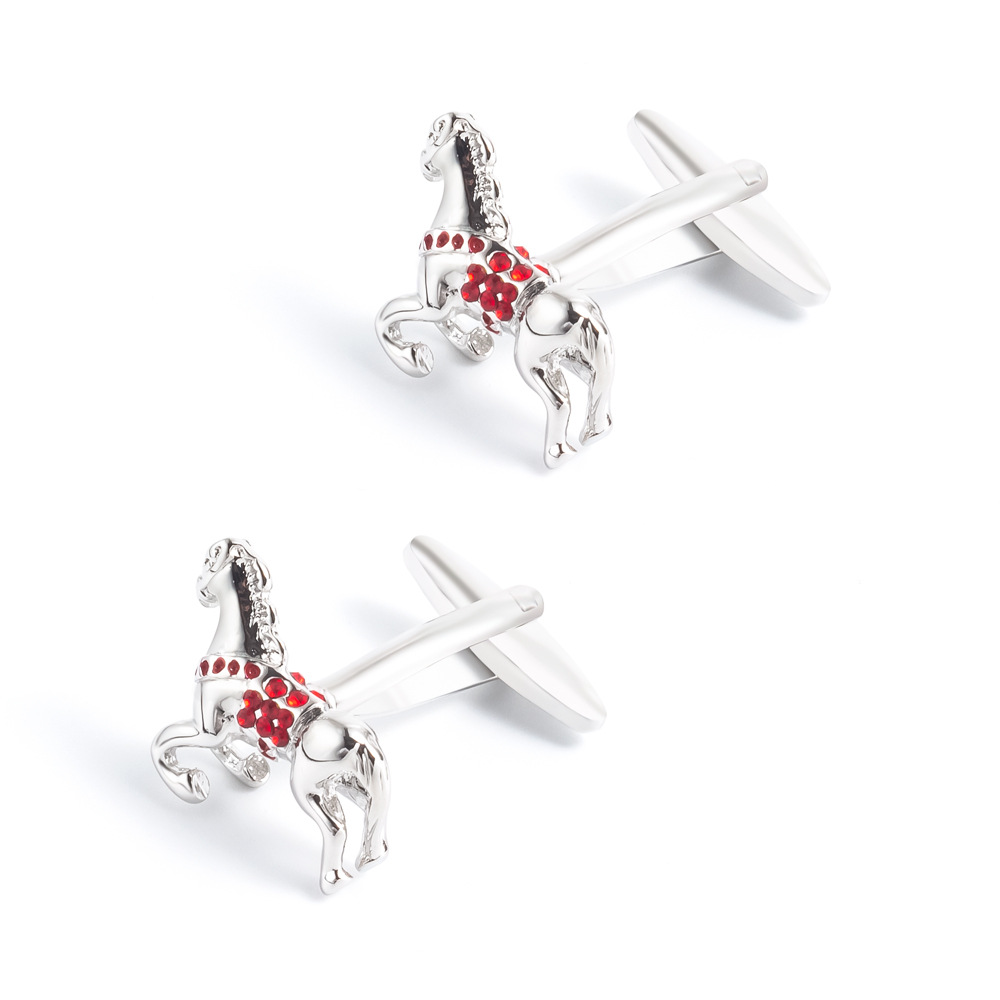 Horse racing cufflinks wholesale metal cufflinks wholesale