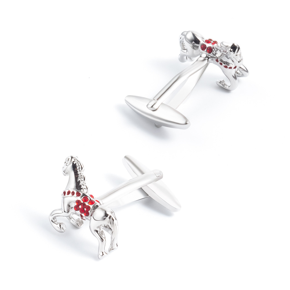 Horse racing cufflinks wholesale metal cufflinks wholesale