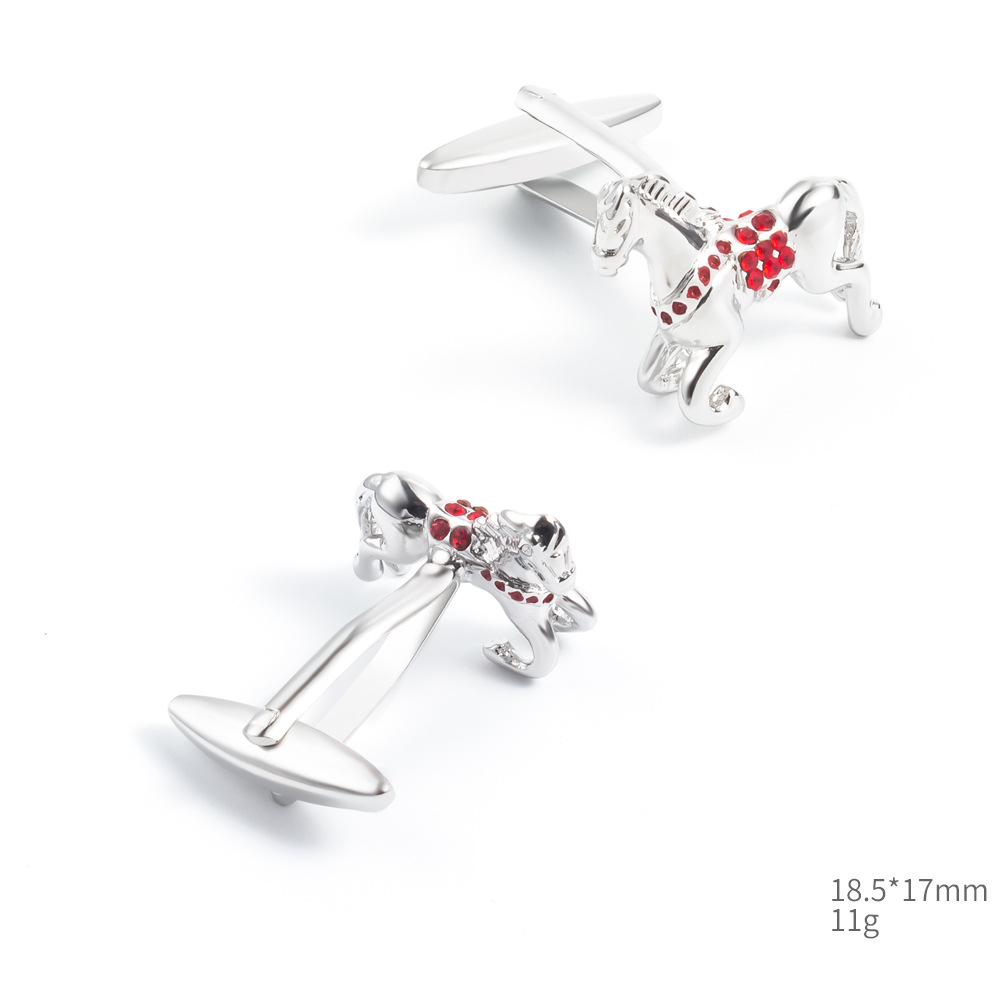 Horse racing cufflinks wholesale metal cufflinks wholesale