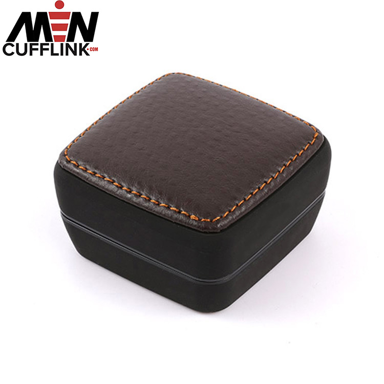 Leather Cufflinks box wholesale cheap Cufflinks box wholesale