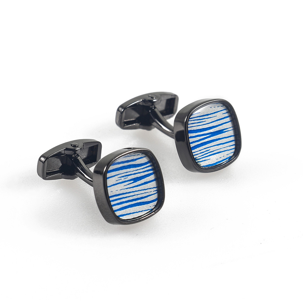 Oil drip Cufflink metal cufflink