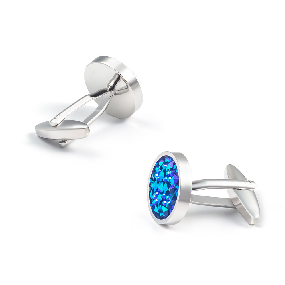 Rhinestone cufflinks wholesale and real cufflinks factory