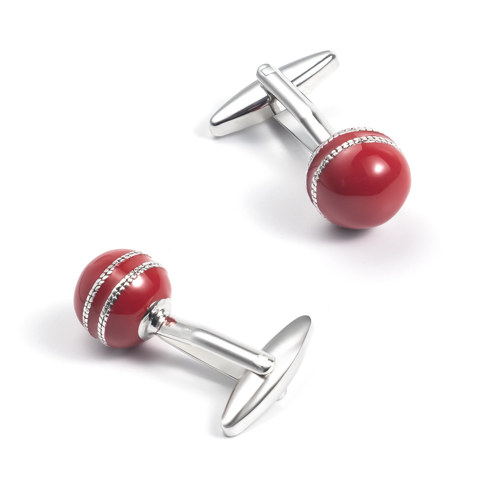 Round Ball sports cufflinks wholesale