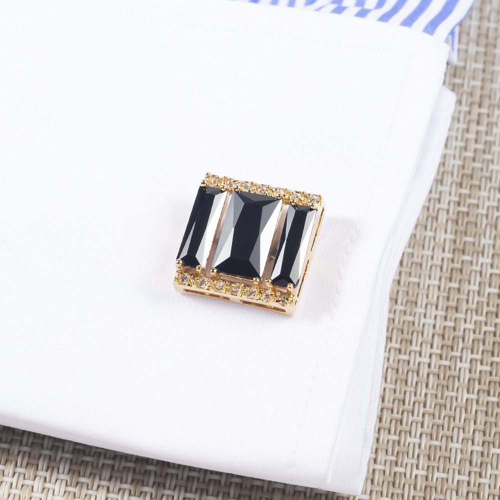 crystal cufflinks stone cufflinks