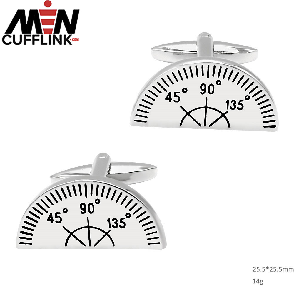 Angle Ruler Cufflinks metal cufflinks