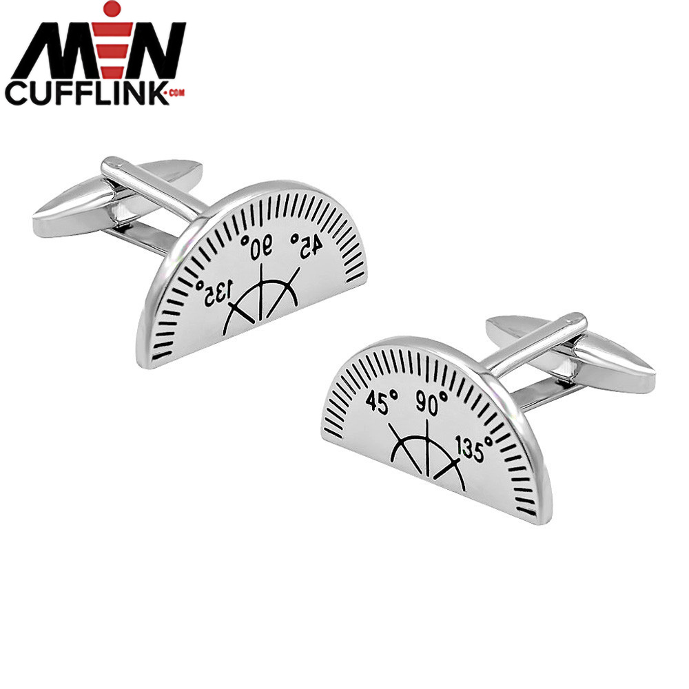 Angle Ruler Cufflinks metal cufflinks