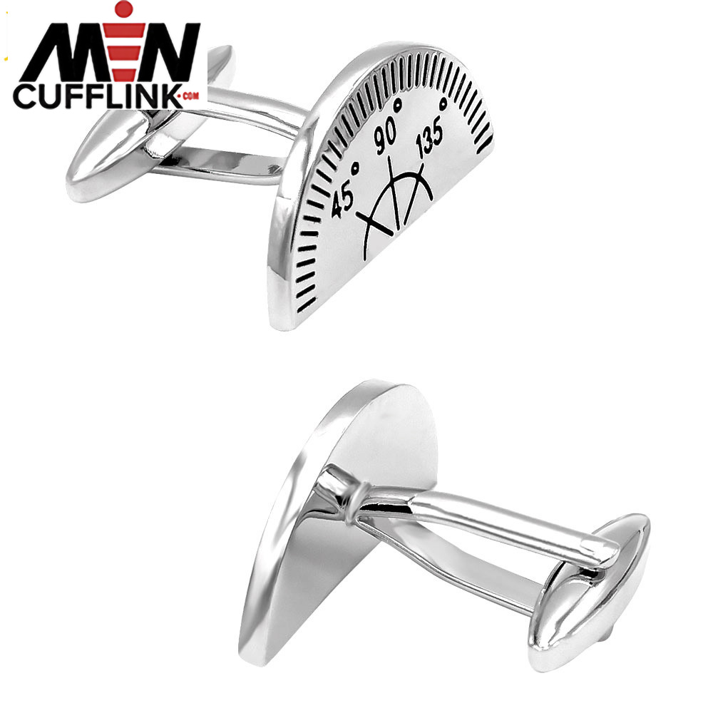 Angle Ruler Cufflinks metal cufflinks