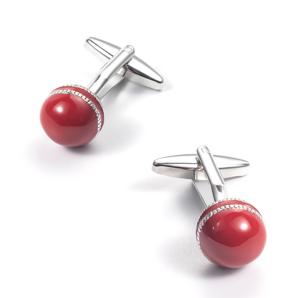 Ball shape cufflinks wholesale diamonds cufflinks factory