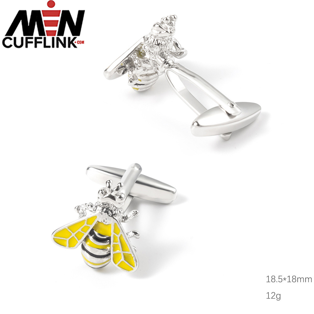 Bee Cufflinks Metal Cufflinks wholesale