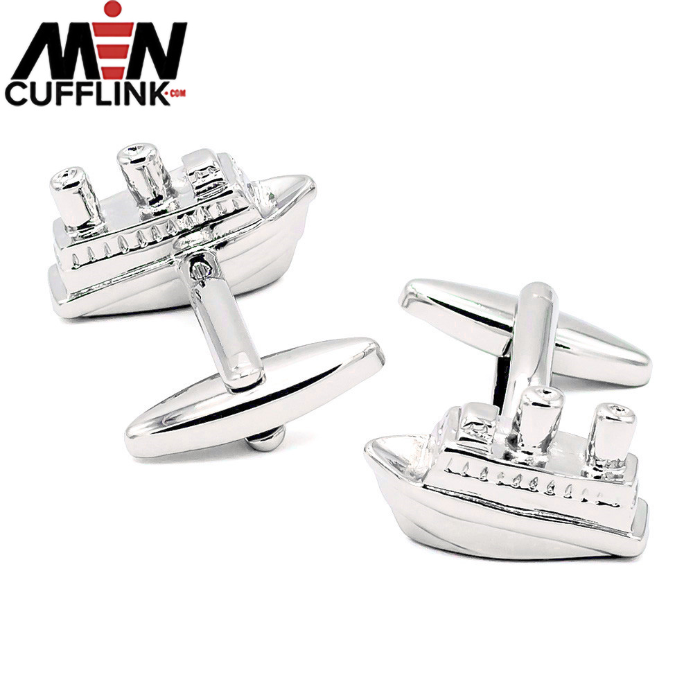 Boat Cufflinks Metal cufflinks funny cufflinks manufacturer