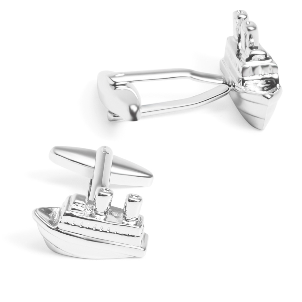 Boat Cufflinks Metal cufflinks funny cufflinks manufacturer