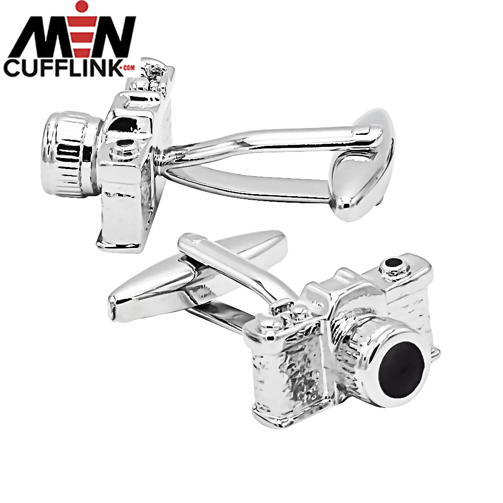 Camera cufflinks funny cufflink