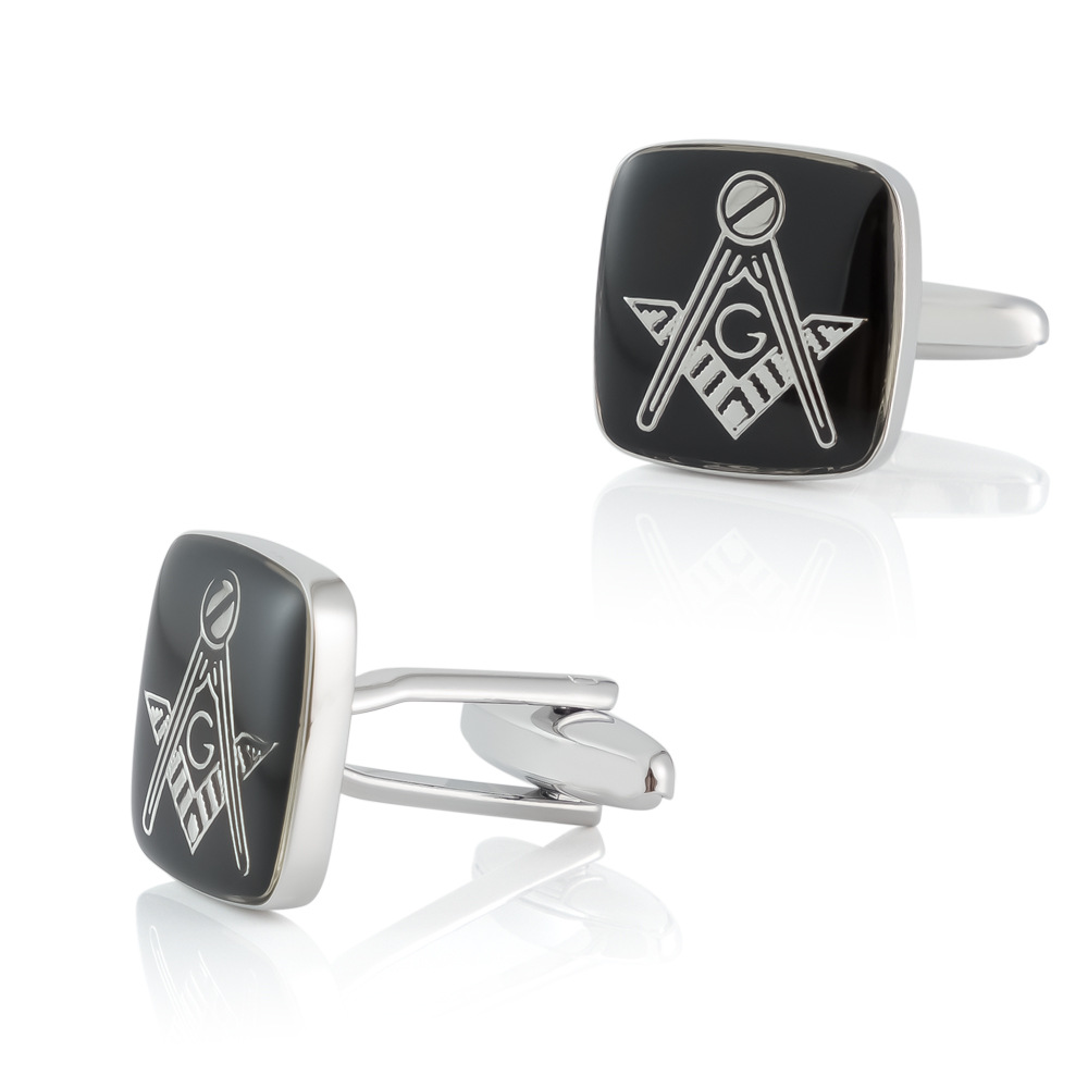 Custom enamel cufflinks wholesale metal cufflinks factory