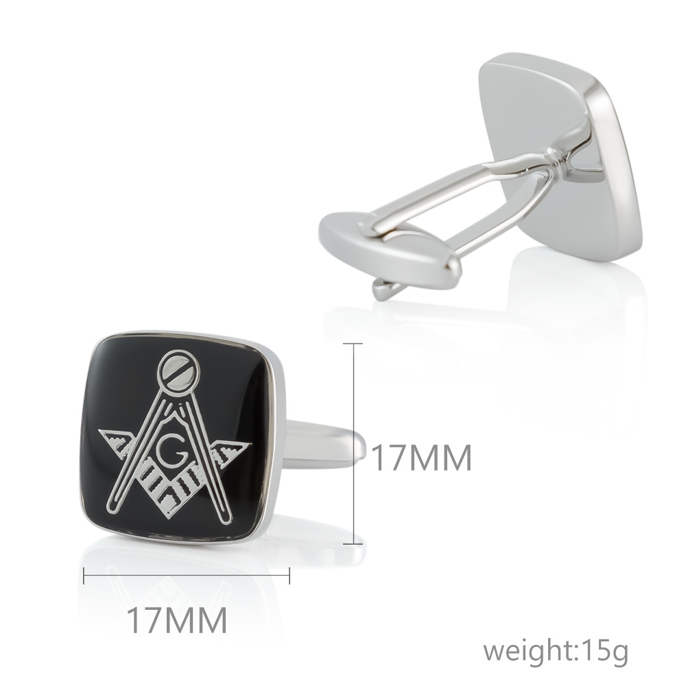 Custom enamel cufflinks wholesale metal cufflinks factory