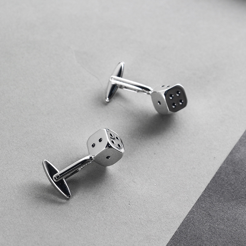 Dice Metal Cufflinks