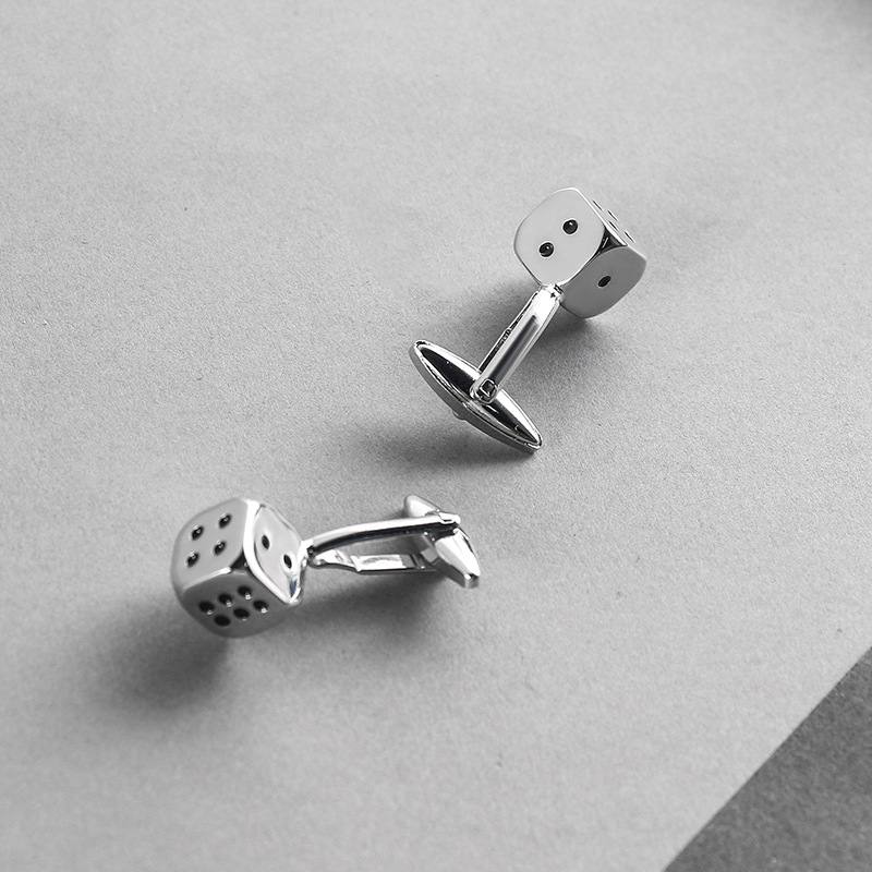 Dice Metal Cufflinks