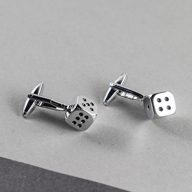 Dice Metal Cufflinks