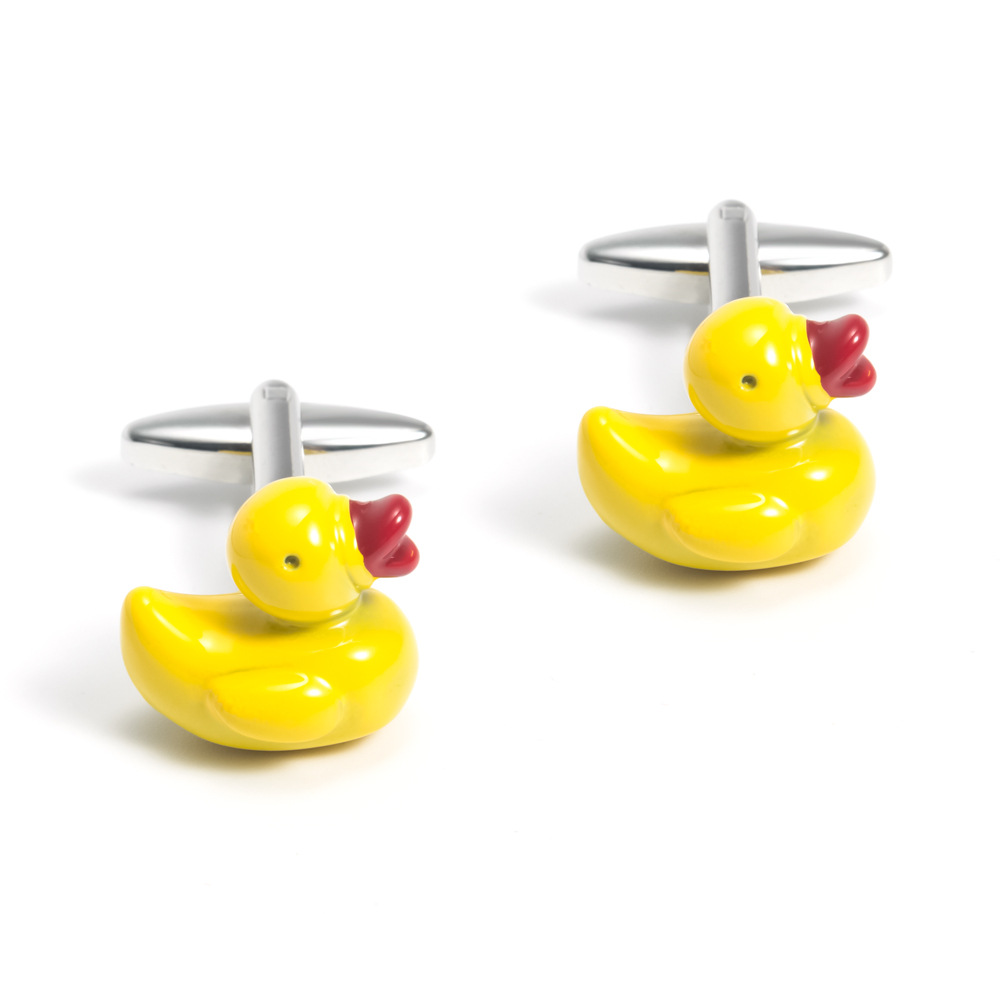 Duck cufflinks funny cufflinks supplier