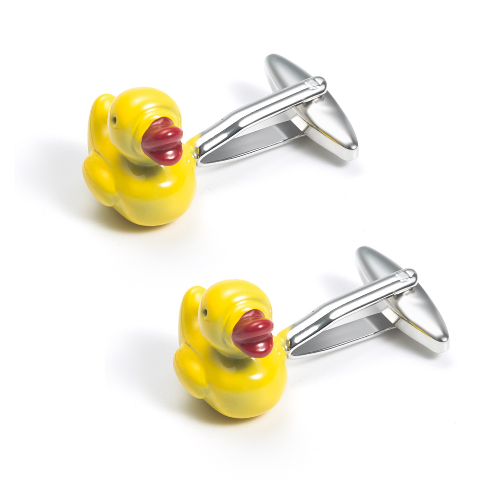 Duck cufflinks funny cufflinks supplier