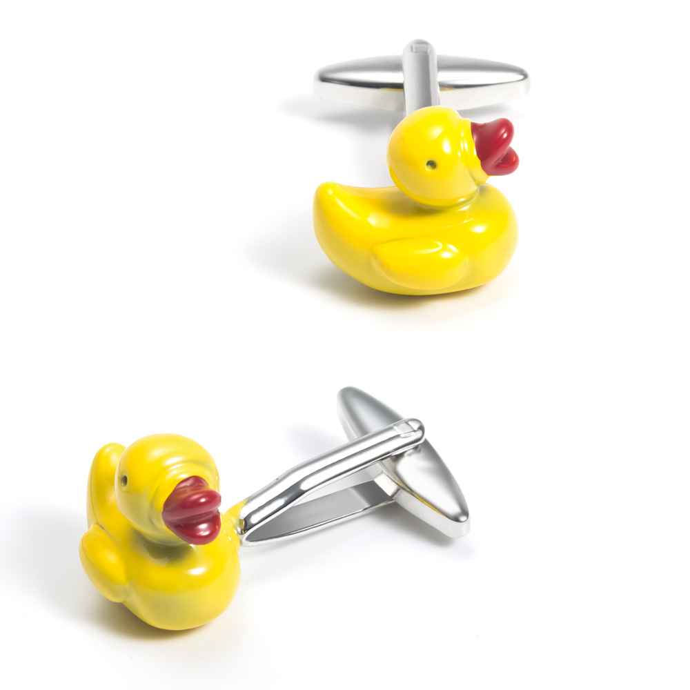 Duck cufflinks funny cufflinks supplier