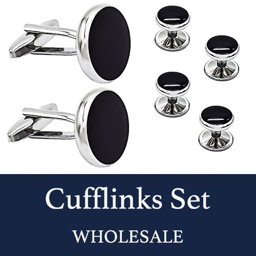 Cufflinks set wholesale metal cufflinks factory